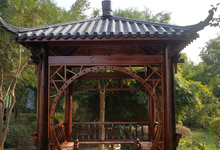 防腐木四角涼亭價(jià)格是多少？